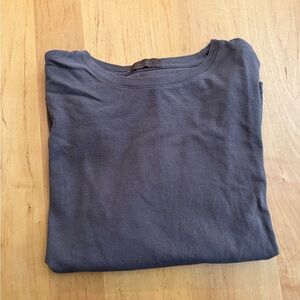 Nuuds Everyday Long Sleeve Tee- Mocha, Medium